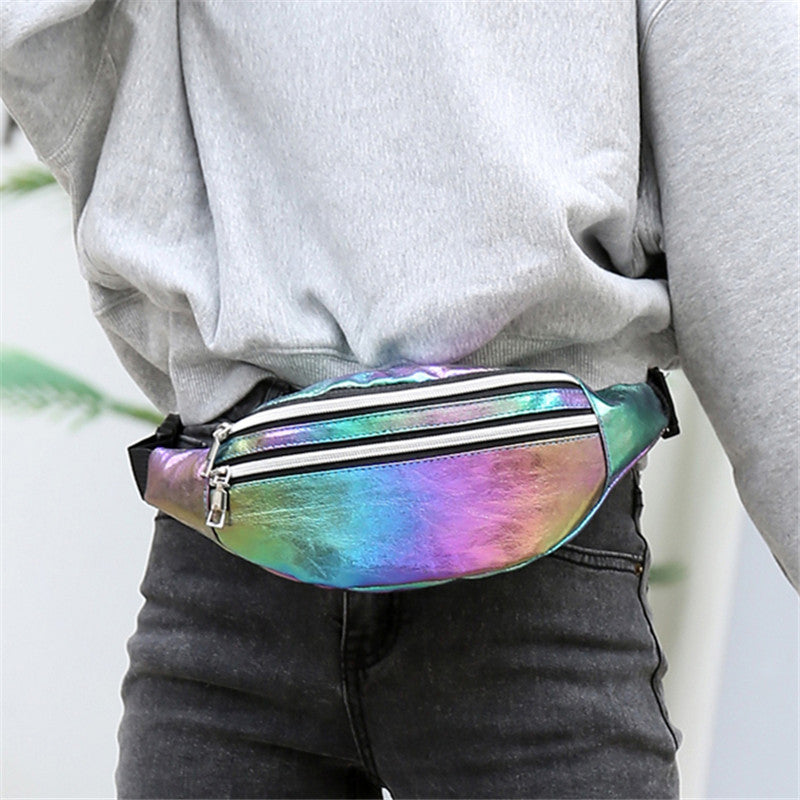 Holographic Laser Waist Bag for Girls