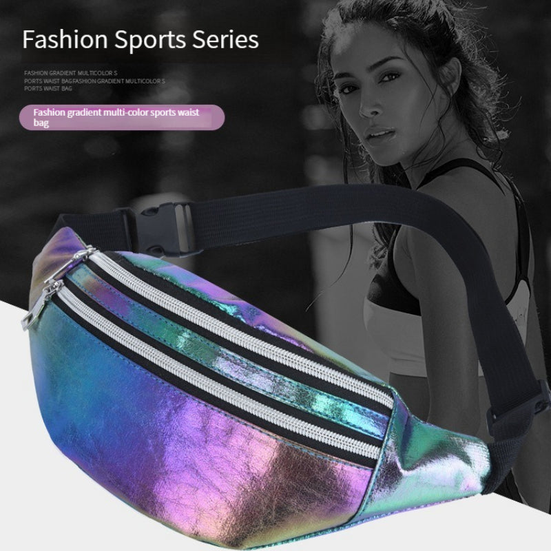 Holographic Laser Waist Bag for Girls