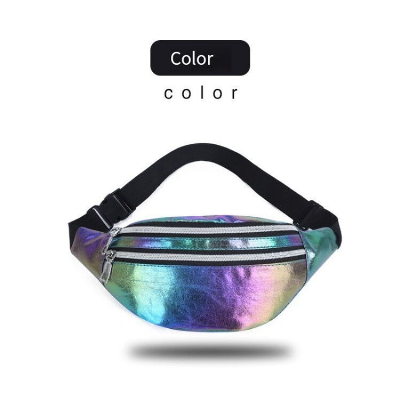 Holographic Laser Waist Bag for Girls