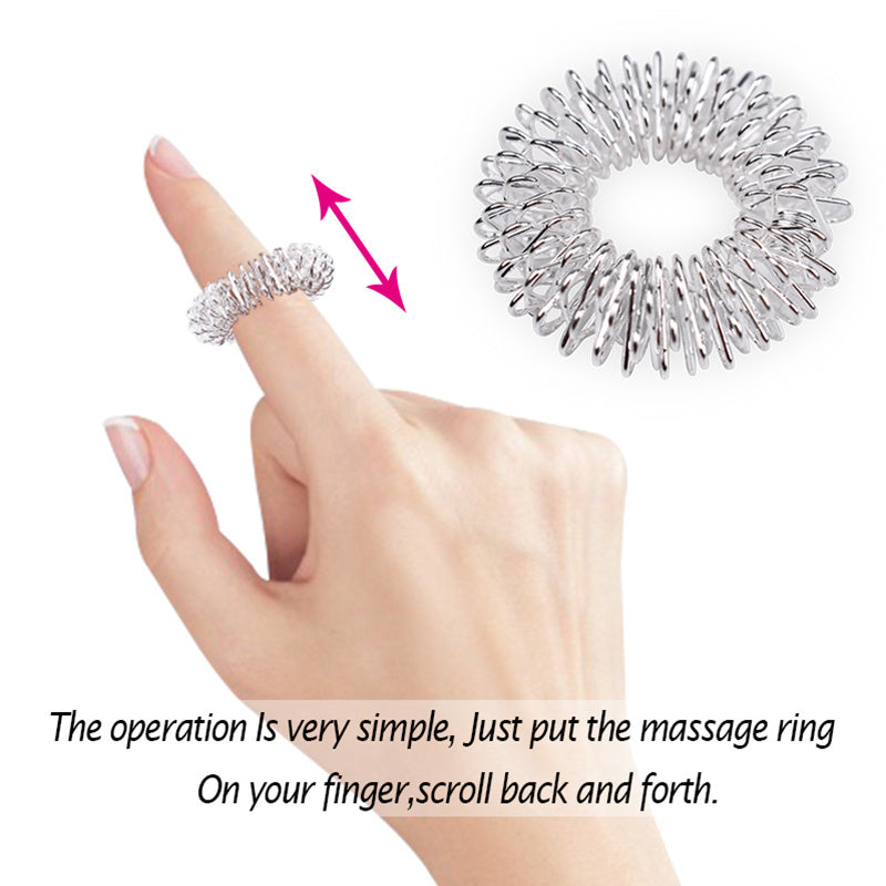 10pcs Finger Massagers for Stress Relief and Improved Circulation