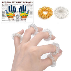 10pcs Finger Massagers for Stress Relief and Improved Circulation