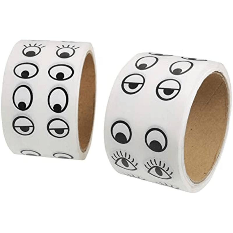 Assorted Eye Stickers Pack for DIY Crafts