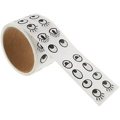 Assorted Eye Stickers Pack for DIY Crafts