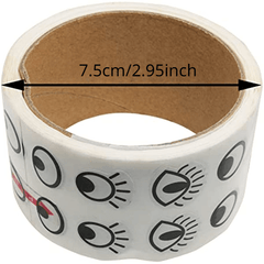 Assorted Eye Stickers Pack for DIY Crafts