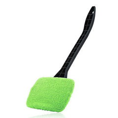 Car Window Cleaning Brush Kit with Long Handle Brush and Interior Wiper