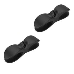 2pcs Plug Holder Self-adhesive Plug Hook Kitchen Cable Organizers