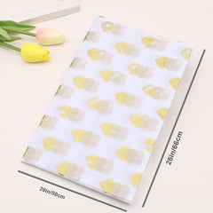10 Sheets Golden Silvery Wrapping Paper 20x26inch
