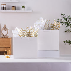 10 Sheets Golden Silvery Wrapping Paper 20x26inch