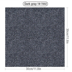 Self Adhesive Carpet 30x30cm Living Room Floor Mat Anti-slip Sticker