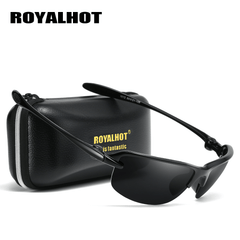 RoyalHot Polarized Half Frame Sports Sunglasses Vintage Mixed Sun Glasses