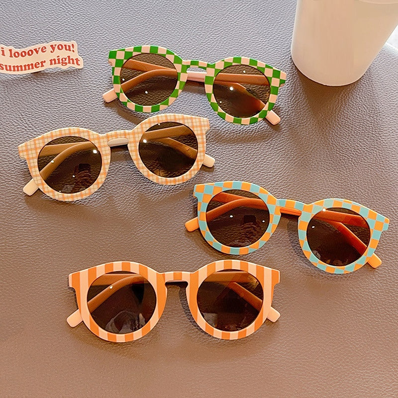 Y2K Round Sunglasses Kpop Acrylic Glasses UV400