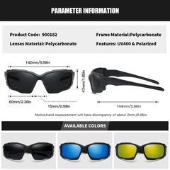 RoyalHot Polarized Sports Sunglasses with Case