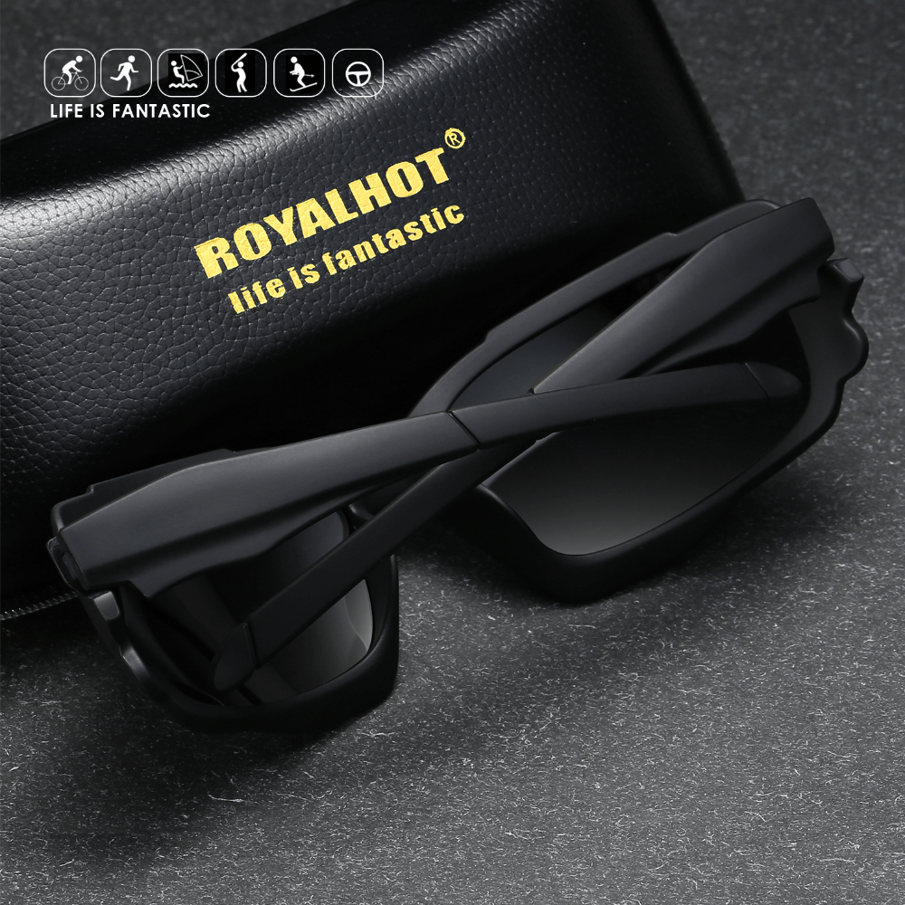 RoyalHot Polarized Sports Sunglasses with Case
