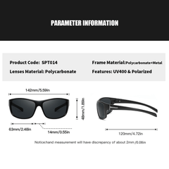 Polarized Retro Sports Sunglasses For Men Women UV Protection