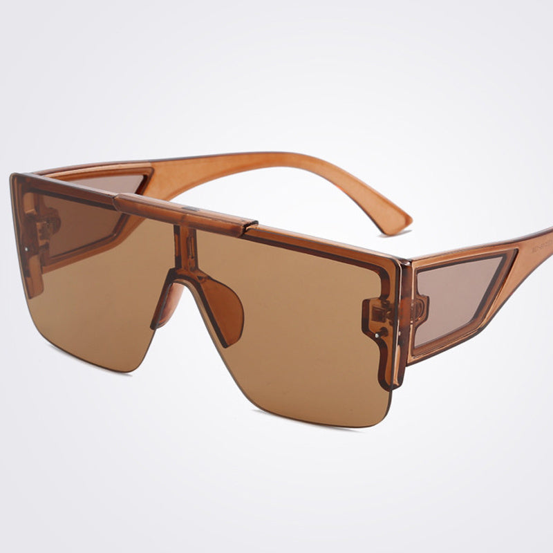 Y2K Semi Rimless Gradient Sunglasses UV400