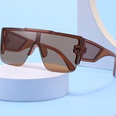 Y2K Semi Rimless Gradient Sunglasses UV400