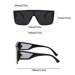 Y2K Semi Rimless Gradient Sunglasses UV400