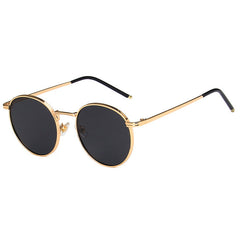 Round Metal Sunglasses For Women Men UV400
