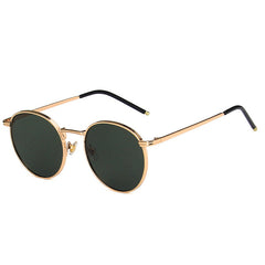 Round Metal Sunglasses For Women Men UV400