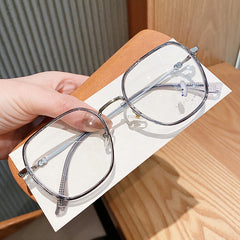 Polygonal Anti Light Glasses for Men Women