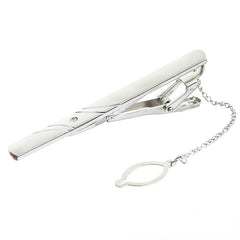 Zircon Inlaid Men's Tie Clip, Shirt Pocket Clip