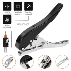 Heavy Duty Single Hole Punch 12.7mm Portable Punching Plier with Limiter