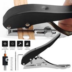 Heavy Duty Single Hole Punch 12.7mm Portable Punching Plier with Limiter