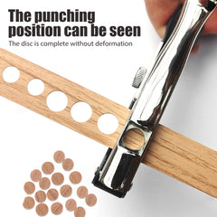 Heavy Duty Single Hole Punch 12.7mm Portable Punching Plier with Limiter