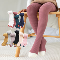Kid Girl Tights Baby Stockings Plain Pantyhose Warm Leggings Socks