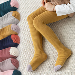 Kid Girl Tights Baby Stockings Plain Pantyhose Warm Leggings Socks