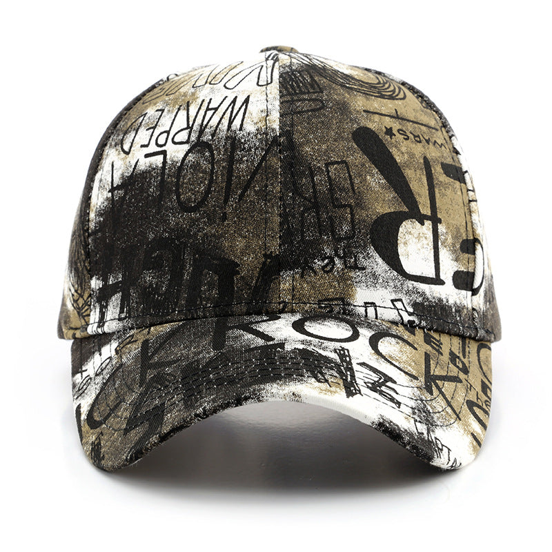 Graffiti Hip hop Baseball Cap Men's And Women's Versatile Cap