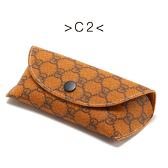 Glitter Glasses Bag Crocodile Embossed Glasses Case PU Leather Sunglasses Holder
