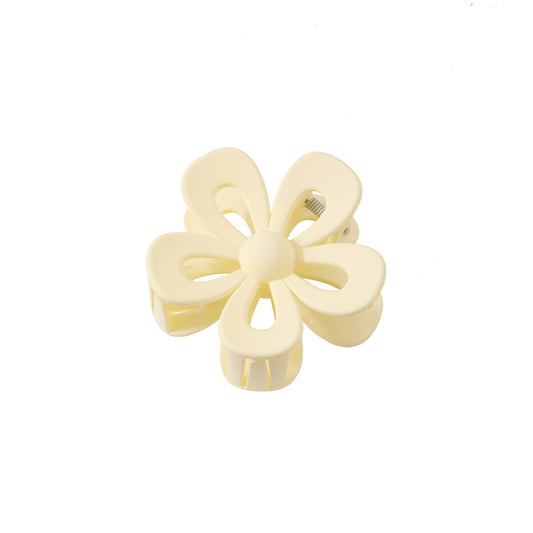 Matte Flower Hair Claw Hollow Shark Claw Hair Clip