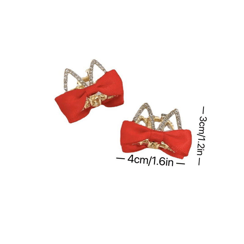 Butterfly Small Edge Clip Back Head Clip Girl Grip Clip Pair Clip