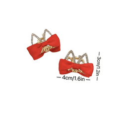Butterfly Small Edge Clip Back Head Clip Girl Grip Clip Pair Clip