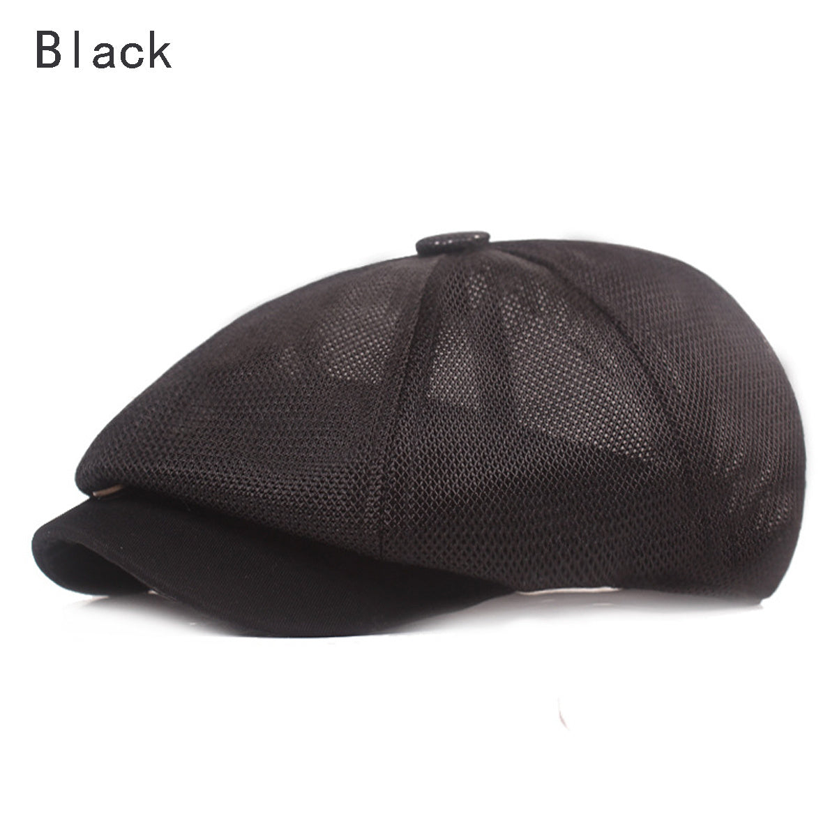 Breathable Mesh Octagonal Cap Forward Hat