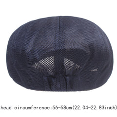Breathable Mesh Octagonal Cap Forward Hat