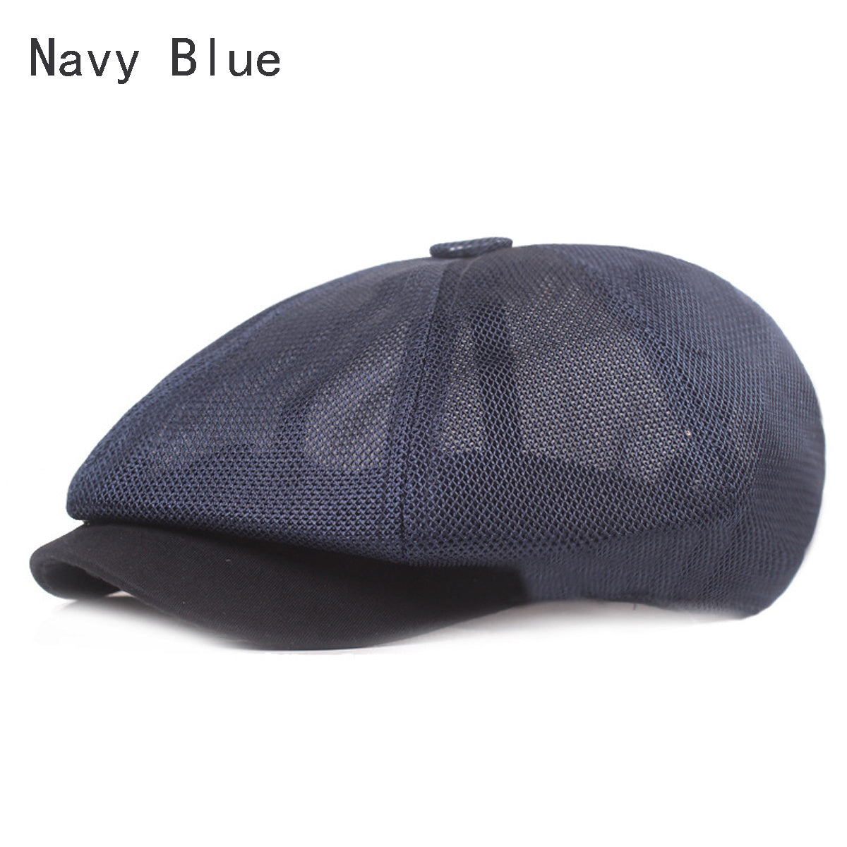 Breathable Mesh Octagonal Cap Forward Hat