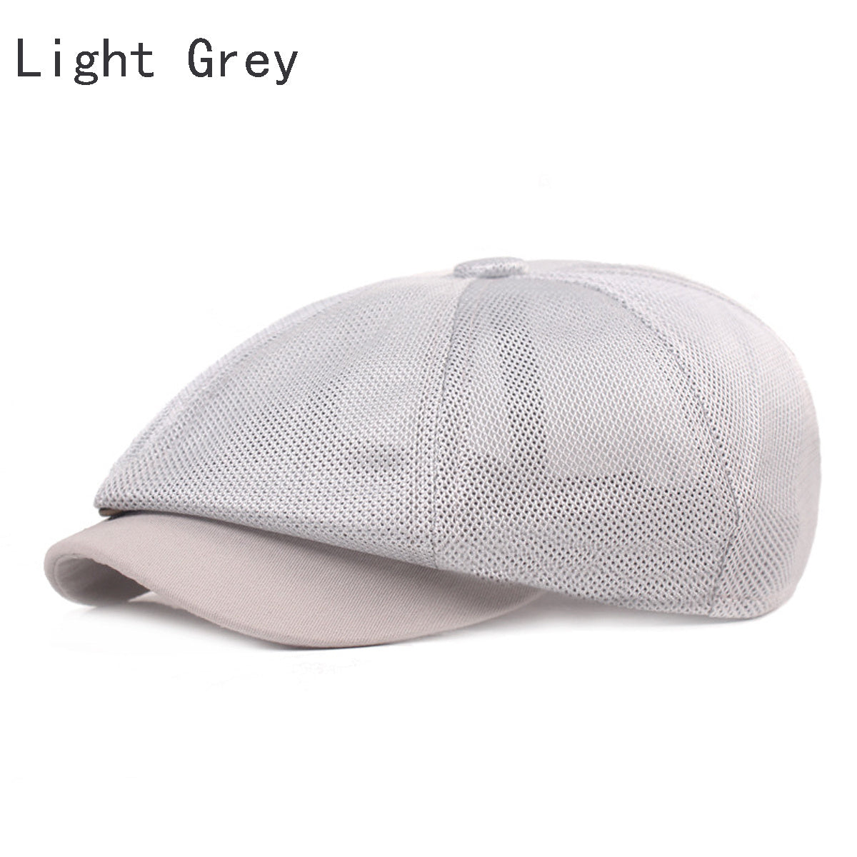 Breathable Mesh Octagonal Cap Forward Hat