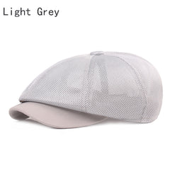 Breathable Mesh Octagonal Cap Forward Hat