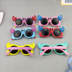 Kids Plastic Frame Sunglasses UV400 Protection For Baby