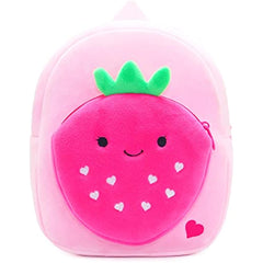 Fruit Cartoon Travel Backpack Plush Mini Bag