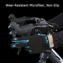Spring Autumn Cycling Gloves Full Finger Touch Screen Breathable