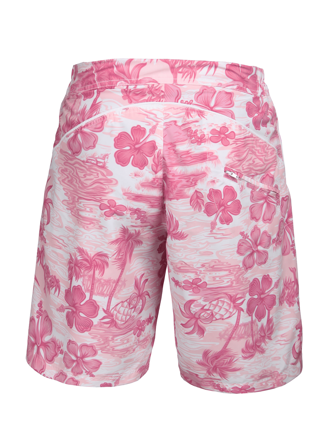 Men's Floral Swim Trunks Quick Dry Beach Shorts With Pockets