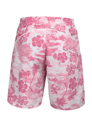 Men's Floral Swim Trunks Quick Dry Beach Shorts With Pockets