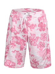 Men's Floral Swim Trunks Quick Dry Beach Shorts With Pockets