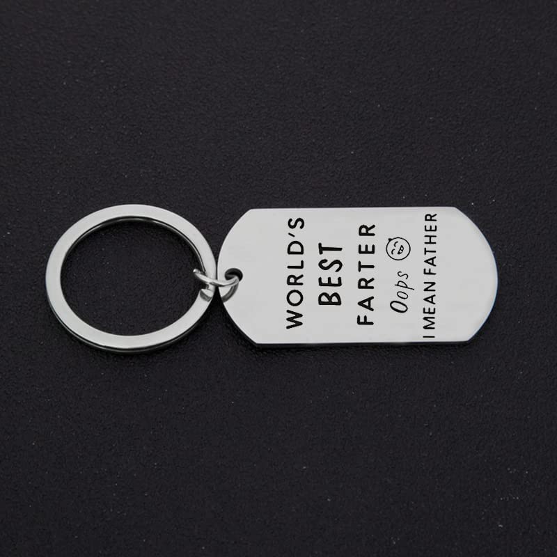 Dad Keychain Dad From Son Daughter Christmas Gift Keyring Father's Gift