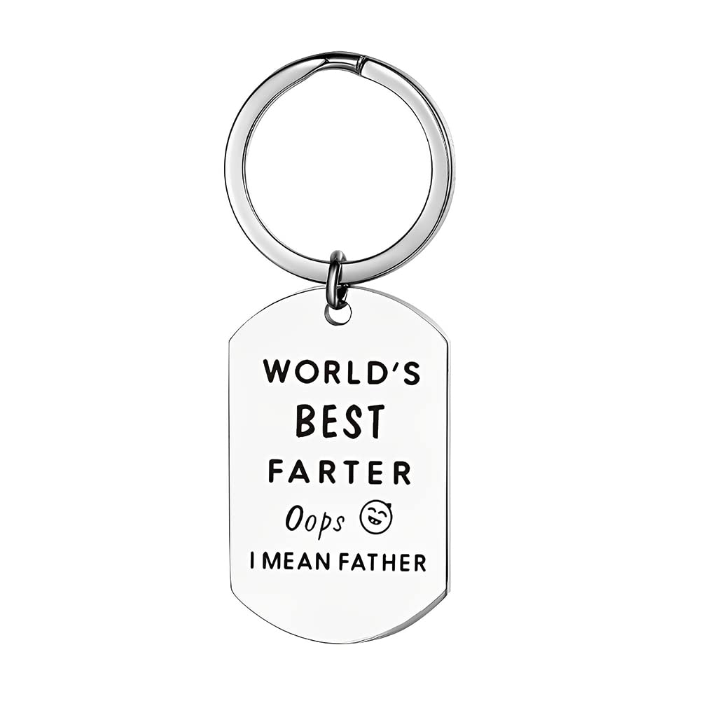 Dad Keychain Dad From Son Daughter Christmas Gift Keyring Father's Gift