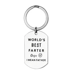 Dad Keychain Dad From Son Daughter Christmas Gift Keyring Father's Gift