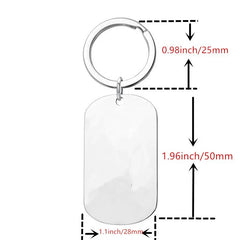 Dad Keychain Dad From Son Daughter Christmas Gift Keyring Father's Gift